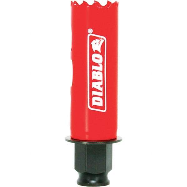 Freud - 1" Diam, 2-3/8" Cutting Depth, Hole Saw - Bi-Metal Saw, Toothed Edge - Exact Tool & Supply