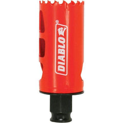 Freud - 1-3/8" Diam, 2-3/8" Cutting Depth, Hole Saw - Bi-Metal Saw, Toothed Edge - Exact Tool & Supply