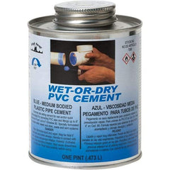 Black Swan - 1 Pt Medium Bodied Cement - Blue, Use with PVC - Exact Tool & Supply