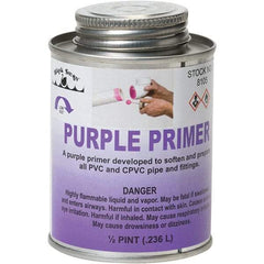 Black Swan - 1/2 Pt All Purpose Primer/Cleaner - Purple, Use with PVC & CPVC - Exact Tool & Supply