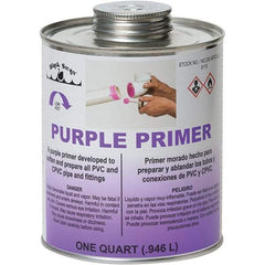 Black Swan - 1 Qt All Purpose Primer/Cleaner - Purple, Use with PVC & CPVC - Exact Tool & Supply