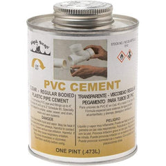 Black Swan - 1 Pt Regular Bodied Cement - Clear, Use with PVC - Exact Tool & Supply