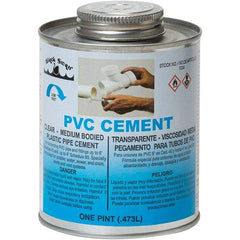 Black Swan - 1 Pt Medium Bodied Cement - Clear, Use with PVC - Exact Tool & Supply