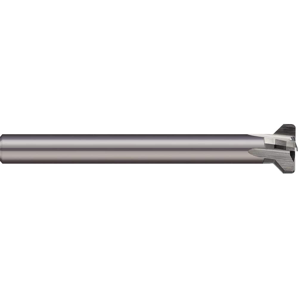 Micro 100 - Thread Relief Cutters; Material: Brazed Solid Carbide ; Cutting Diameter (Inch): 3/4 ; Shank Diameter (Inch): 3/8 ; Flat Width (Decimal Inch): 0.1250 ; Overall Length (Inch): 2-3/4 - Exact Tool & Supply