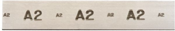 Starrett - 18 Inch Long x 1-1/4 Inch Wide x 5/32 Inch Thick, Tool Steel Air Hardening Flat Stock - Exact Tool & Supply