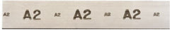 Starrett - 18 Inch Long x 1-1/2 Inch Wide x 5/32 Inch Thick, Tool Steel Air Hardening Flat Stock - Exact Tool & Supply
