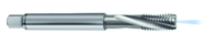 M4x0.70 6H 3-Flute Carbide Semi-Bottoming 15 degree Spiral Flute Tap-Bright - Exact Tool & Supply