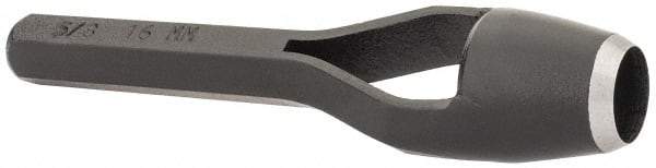 General - 5/8" Arch Punch - 4-7/8" OAL, Steel - Exact Tool & Supply