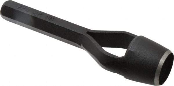 General - 7/8" Arch Punch - 5" OAL, Steel - Exact Tool & Supply