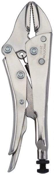 Proto - 9-1/4" OAL Straight Jaw Locking Pliers - 5/8" Jaw Width, 1-21/32" Jaw Depth - Exact Tool & Supply