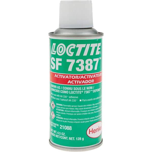 Loctite - Adhesive Activators & Primers - 7387 4.5OZ EN LOCTITE DPND ACTVTR - Exact Tool & Supply