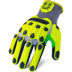 Puncture-Resistant Gloves:  Size  X-Large,  ANSI Cut  A2,  ANSI Puncture  4,  Polyurethane,  HPPE & Steel Knit Black & Yellow,  Palm Coated,  Unlined Lined,  HPPE Fiber/Stainless Steel Back,  Smooth Grip,  ANSI Abrasion  Not Tested