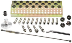 Mach-1 - 1/8, 3/16, 1/4, 5/16, 3/8, 7/16, 1/2, 9/16, 5/8, 11/16, 3/4 Collets, R8 Quick Change Rotary Tooling Complete Kit - Exact Tool & Supply