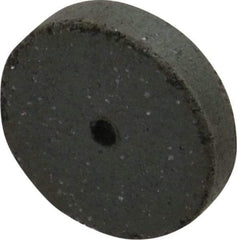 Cratex - 5/8" Diam x 1/16" Hole x 1/8" Thick, Surface Grinding Wheel - Silicon Carbide, Coarse Grade, 25,000 Max RPM, Rubber Bond, No Recess - Exact Tool & Supply