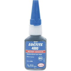 Loctite - 20gr Bottle Black Instant Adhesive - 480 PRISM 20G NON NSF LOCTIT PRISM INST ADH - Exact Tool & Supply