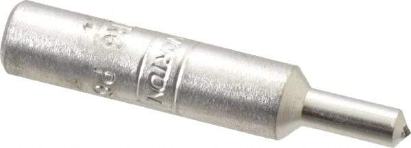 Norton - 1/4" Max Concave Radius Single Point Diamond Dresser - 2" Long x 3/8" Shank Diam - Exact Tool & Supply
