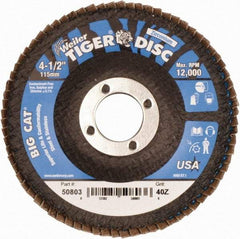Weiler - Flap Disc - Phenolic Backing, Arbor Attaching System - Exact Tool & Supply
