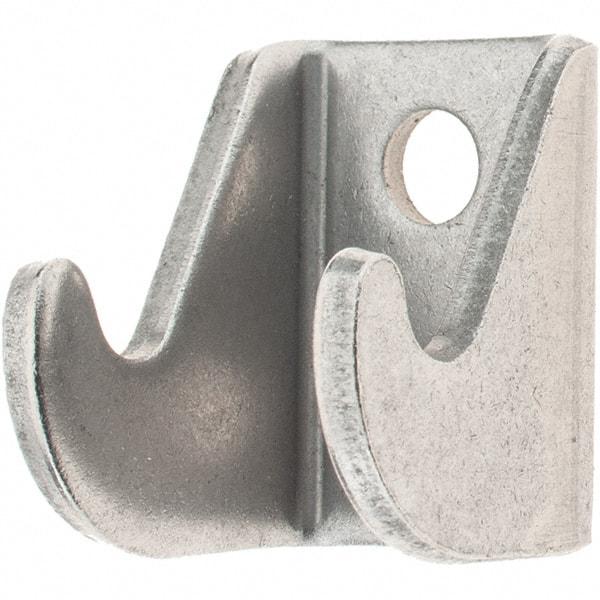 De-Sta-Co - 2,000 Lb Capacity, 0.16" Mounting Hole, Stainless Steel Clamp Latch Plate & Hook Assembly - 1-1/2" Base Length x 1.19" Base Width - Exact Tool & Supply