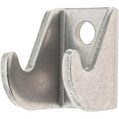 De-Sta-Co - 2,000 Lb Capacity, 0.16" Mounting Hole, Stainless Steel Clamp Latch Plate & Hook Assembly - 1-1/2" Base Length x 1.19" Base Width - Exact Tool & Supply