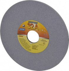 Norton - 7" Diam x 1-1/4" Hole x 1/8" Thick, I Hardness, 60 Grit Surface Grinding Wheel - Aluminum Oxide, Type 1, Medium Grade, 3,275 Max RPM, Vitrified Bond, No Recess - Exact Tool & Supply