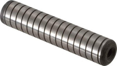 Holo-Krome - 5/8" Diam x 3" Pin Length 4000 Alloy Steel Pull Out Dowel Pin - Black Luster Finish, C 47-58 & C 60 (Surface) Hardness, 1 Beveled & 1 Threaded End - Exact Tool & Supply