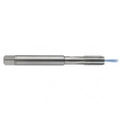 M8x1.0 6H 4-Flute Carbide Semi-Bottoming 15 degree Spiral Flute Tap-Bright - Exact Tool & Supply