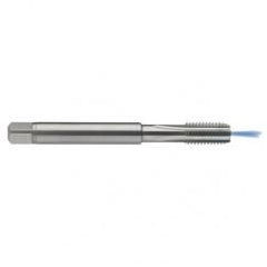 M10x1.0 6H 4-Flute Carbide Semi-Bottoming 15 degree Spiral Flute Tap-Bright - Exact Tool & Supply