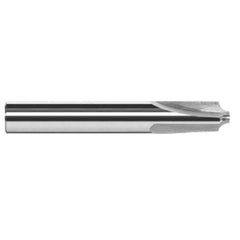 Corner Rounding End Mills - 0.1870″ (3/16″) Radius × 0.2480″ Pilot Diameter Carbide 5° Flare Corner Rounding End Mill, 3 Flutes - Exact Tool & Supply