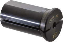 Global CNC Industries - 1/4" ID, 1-1/4" OD, 2-1/8" Length Under Head, Type B Lathe Tool Holder Bushing - Type B, 0.265 Inch Thick Head - Exact Tool & Supply