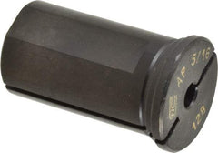 Global CNC Industries - 5/16" ID, 1-1/4" OD, 2-1/8" Length Under Head, Type B Lathe Tool Holder Bushing - Type B, 0.265 Inch Thick Head - Exact Tool & Supply