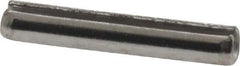 Made in USA - 1/8" Diam x 3/4" Long Slotted Spring Pin - Grade 18-8 Stainless Steel - Exact Tool & Supply