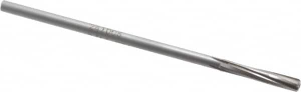 Made in USA - 3/16" Carbide-Tipped 4 Flute Chucking Reamer - Exact Tool & Supply