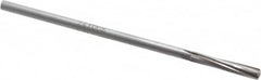 Made in USA - 3/16" Carbide-Tipped 4 Flute Chucking Reamer - Exact Tool & Supply