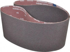 Norton - 6" Wide x 60" OAL, 40 Grit, Aluminum Oxide Abrasive Belt - Aluminum Oxide, Coarse, Coated, X Weighted Cloth Backing, Series R228 - Exact Tool & Supply