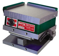 Harig - Standard Pole Permanent Magnetic ChucksPermanent Magnetic Chuck - 6" Long x 6" Wide x 6" High - Exact Tool & Supply