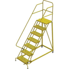 TRI-ARC - Rolling & Wall Mounted Ladders & Platforms Type: Stairway Slope Ladder Style: Forward Descent 50 Degree Incline - Exact Tool & Supply