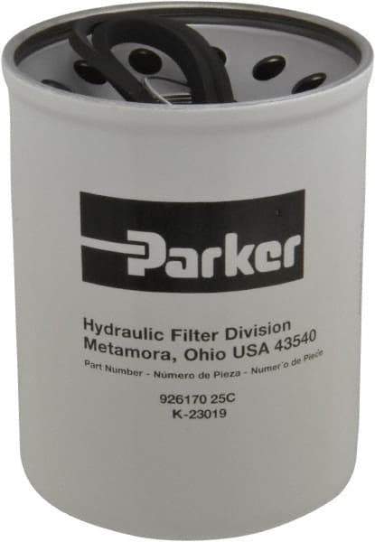 Parker - 25 Micron, 5.12" Outside Diam, 6.62" Long, Filter Element - 1-1/2" Inside Diam, Cellulose, MFE160-25/2 Hycon Part No., SF6710 Satuff - Exact Tool & Supply