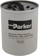 Parker - 25 Micron, 5.12" Outside Diam, 6.62" Long, Filter Element - 1-1/2" Inside Diam, Cellulose, MFE160-25/2 Hycon Part No., SF6710 Satuff - Exact Tool & Supply