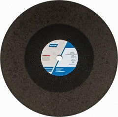 Norton - 20" Zirconia Alumina Cutoff Wheel - 3/16" Thick, 1" Arbor, 2,710 Max RPM, Use with Stationary Grinders - Exact Tool & Supply