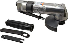 Sioux Tools - 4-1/2" Wheel Diam, 12,000 RPM, Pneumatic Angle & Disc Grinder - 5/8-11 Spindle, 13.2 CFM, Front Exhaust - Exact Tool & Supply