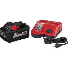 Milwaukee Tool - Power Tool Batteries Voltage: 18.00 Battery Chemistry: Lithium-Ion - Exact Tool & Supply