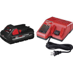 Milwaukee Tool - Power Tool Batteries Voltage: 18.00 Battery Chemistry: Lithium-Ion - Exact Tool & Supply