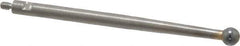 TESA Brown & Sharpe - 3mm Ball Diam, Carbide, Ball Test Indicator Contact Point - 1-7/16" Contact Point Length, Use with Brown & Sharpe BesTest 599 Series - Exact Tool & Supply