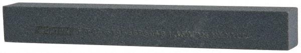 Norton - 4" Long x 1/2" Wide x 1/2" Thick, Silicon Carbide Sharpening Stone - Square, Fine Grade - Exact Tool & Supply