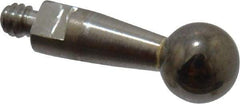 Mitutoyo - 3mm Ball Diam, Steel, Ball Test Indicator Contact Point - 9.2mm Contact Point Length, Use with Mitutoyo 513 Series Dial Test Indicators - Exact Tool & Supply