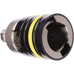 Emuge - 1-1/2" Straight Shank Diam Tension & Compression Tapping Chuck - M22 Min Tap Capacity, 5.3346" Projection, Size 5 Adapter, Quick Change - Exact Tool & Supply