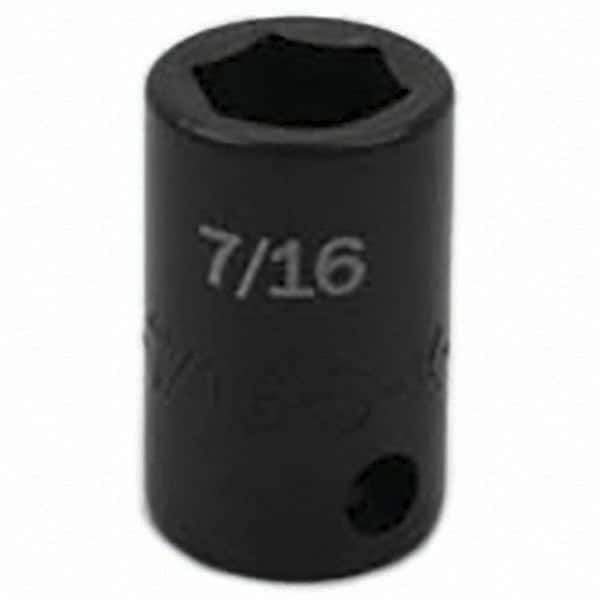 SK - Impact Socket - 3/8"DR 7/16" IMPACT SOCKET - Exact Tool & Supply