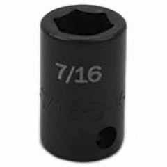 SK - Impact Socket - 3/8"DR 7/16" IMPACT SOCKET - Exact Tool & Supply