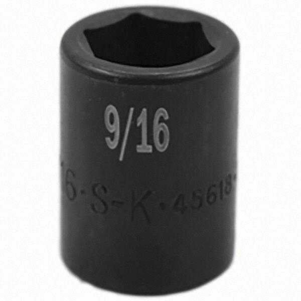 SK - Impact Socket - 3/8"DR 9/16" IMPACT SOCKET - Exact Tool & Supply