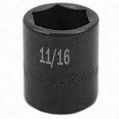 SK - Impact Socket - 3/8"DR 11/16" IMPACT SOCKET - Exact Tool & Supply